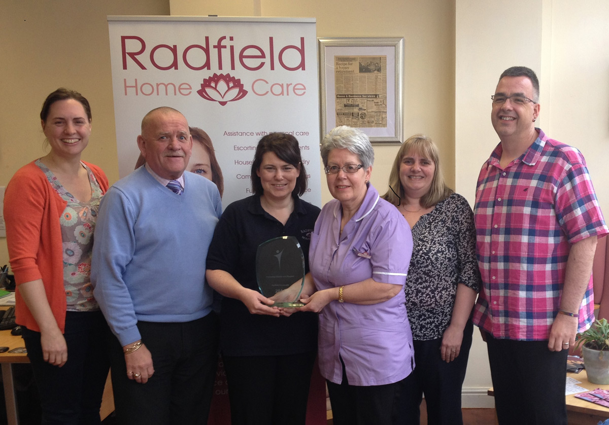 Radfield Home Care wins the Dignity and Respect in Care Award