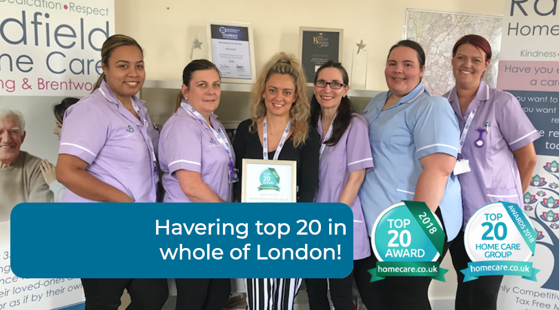Havering Top 20 Provider in the whole of London!
