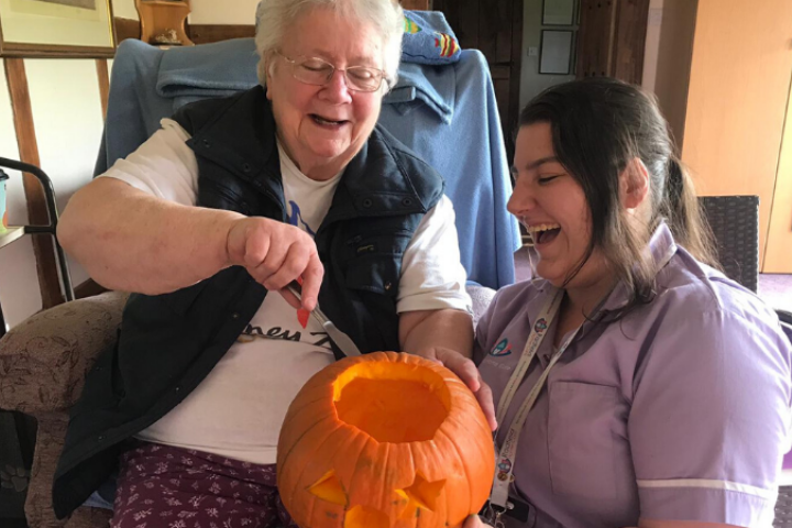 Radfield Home Care clients get into the spirit of Halloween