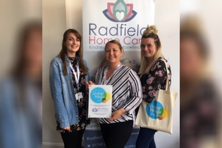 Celebrating UK national ‘Living Wage Week 2020’at Radfield