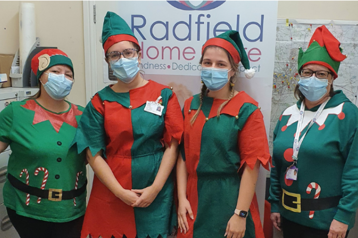 Radfield elves raise smiles & money for national charity day
