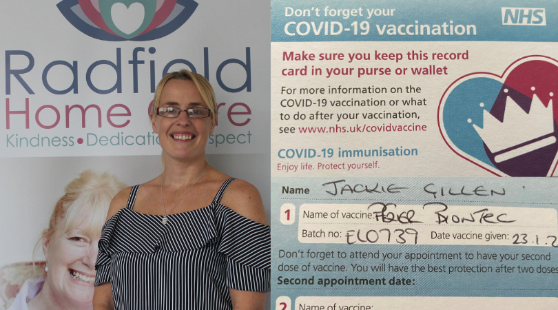 Covid vaccine starts to roll out to Radfield’s care workforce