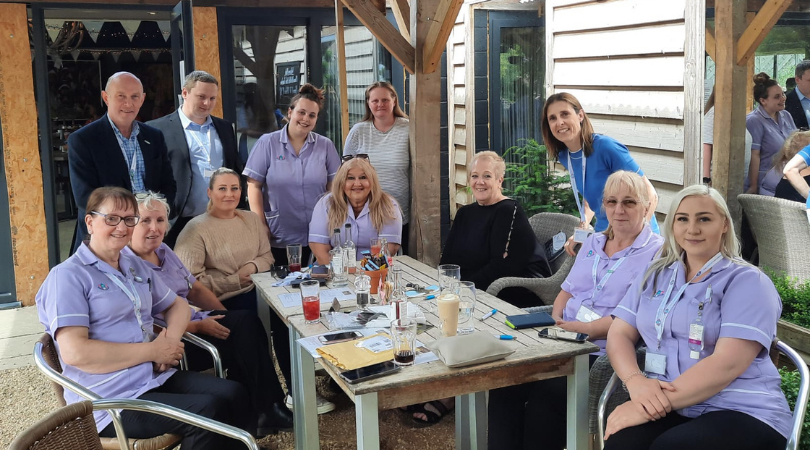 Radfield care team celebrate NHS with great carer bake off