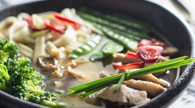 Chicken Breast Broth Dinner