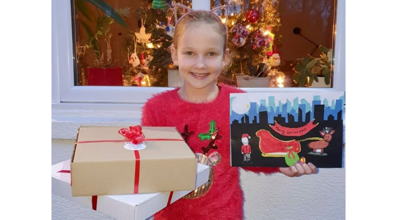 Elsie wins Radfield ‘Design a Christmas Card’ competition!