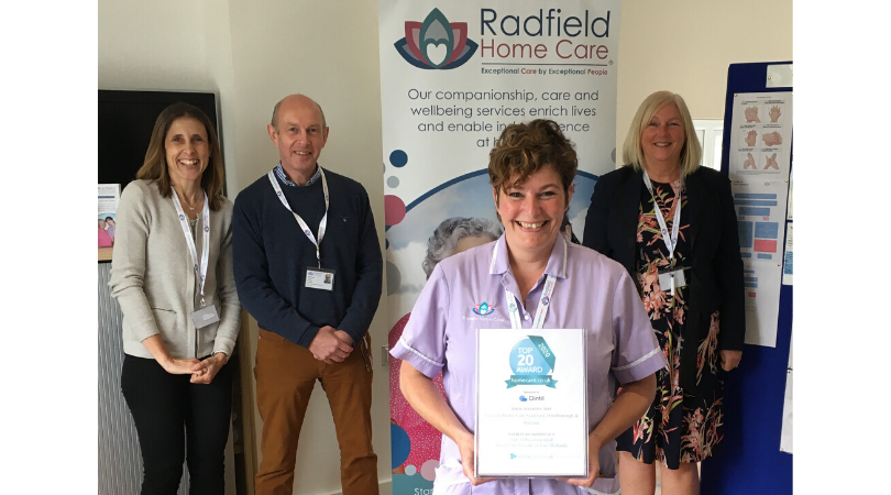 Radfield Home Care swoops leading home care award