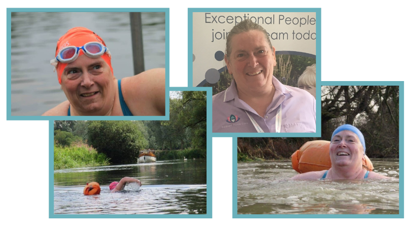 Radfield care professional makes a splash in the River Nene