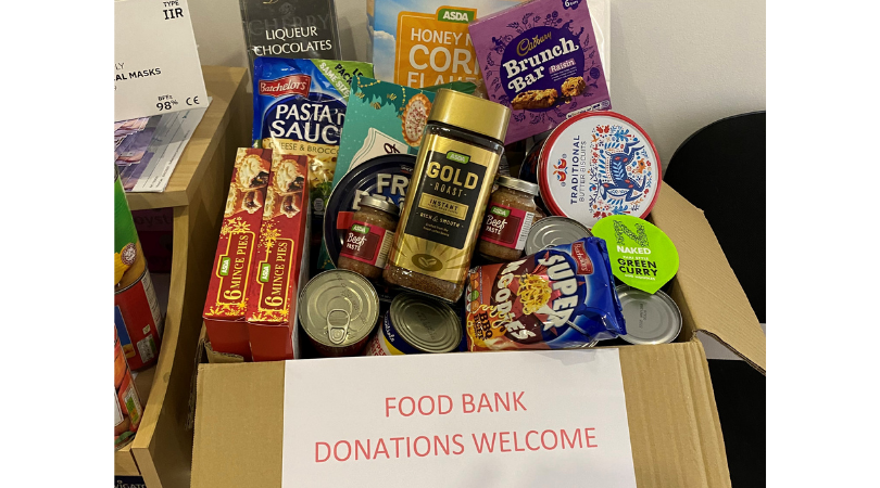 WAD Food bank donations