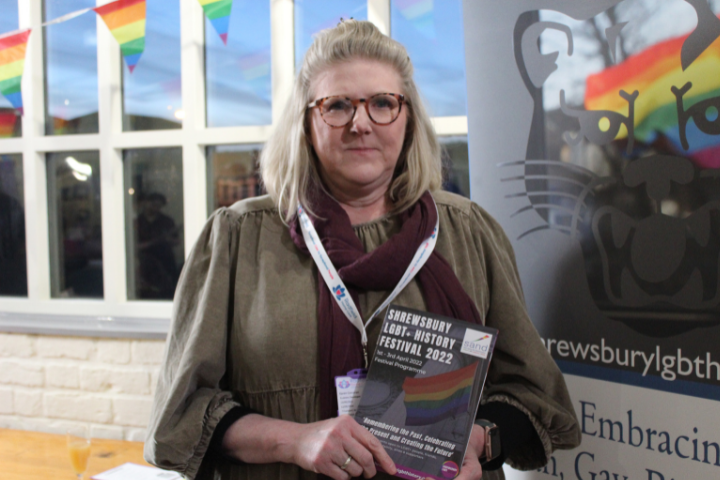 Karen lights up the room at LGBT+ History Festival 2022