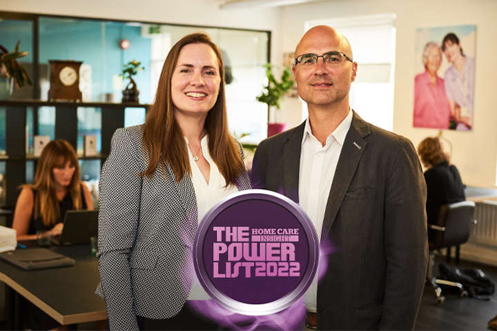 Radfield founders on Home Care Insight Power List 2022 for excellence and innovation in the sector