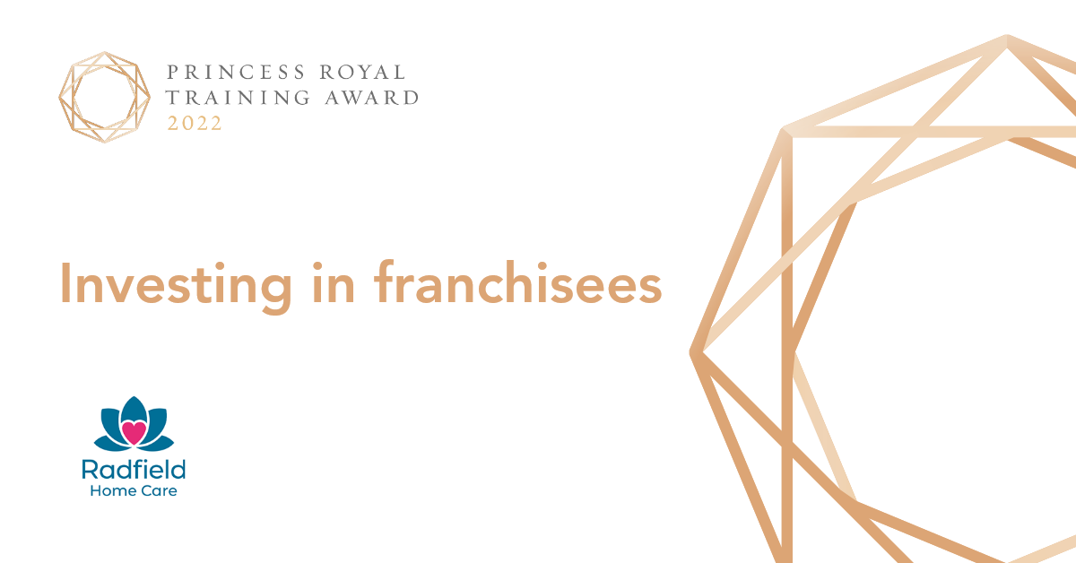 Radfield Home Care Princess Royal Training award 2022