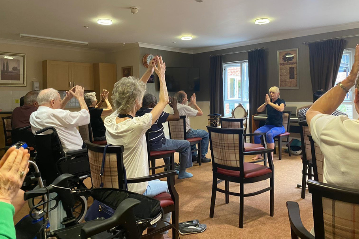 Sue offers up free ‘chair yoga’ to older people