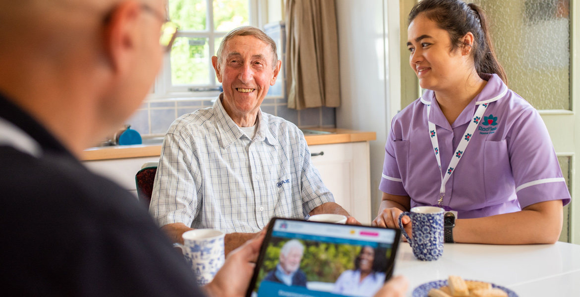 Care Planning in Kitchen