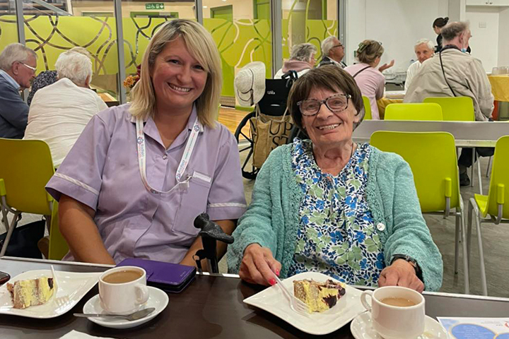 Our clients are socialising at the dementia memory cafe
