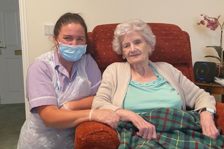 Clare is helping to change Hilda’s life with every visit