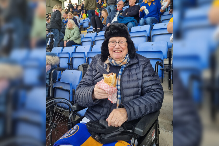 John, Eileen & Jamie’s big day out at the football!