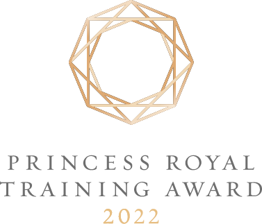 Princess Royal Training Award Logo 2022 Radfield Home Care
