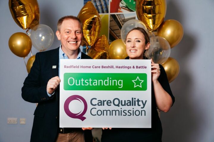 Radfield Home Care Bexhill receive outstanding CQC rating