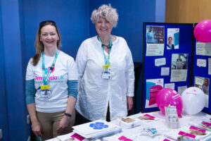 dementia uk team at the demntia support information day by radfield home care