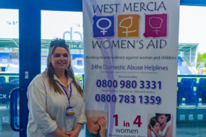 West Mercia women's aid at the dementia support information day by radfield home care