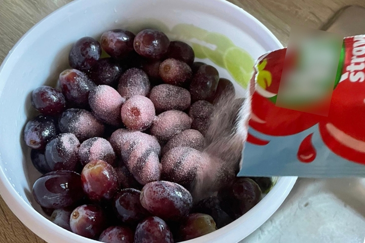 Frozen Jelly Grapes Recipe