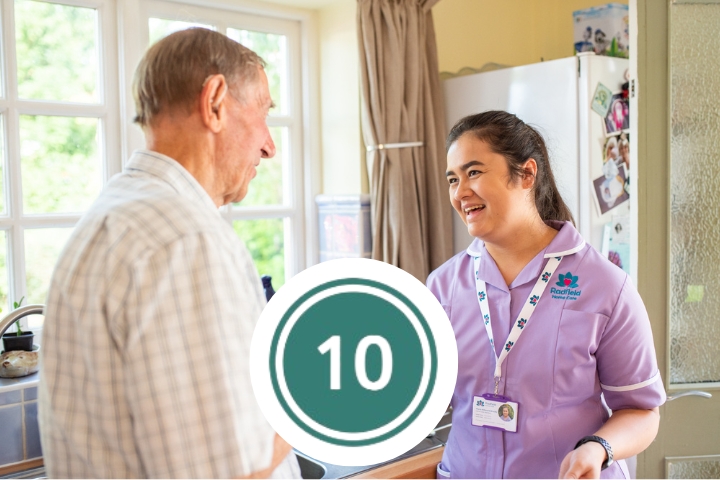 Radfield Home Care Croydon & Sutton Soars to Perfection with a Perfect 10 Score on Homecare.co.uk!