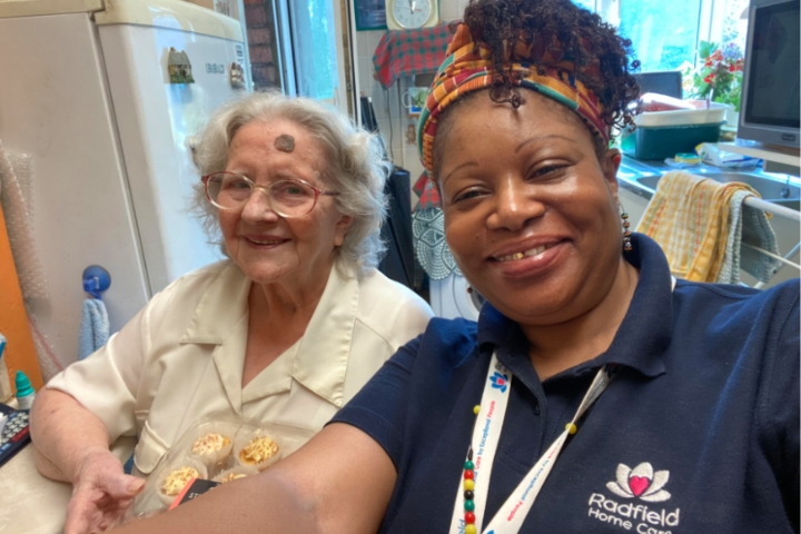 sheila with andrea of radfield home care barnet