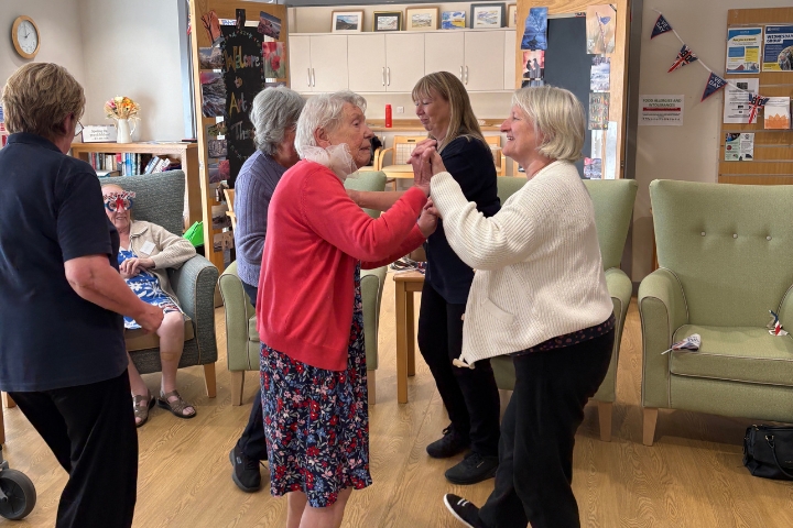 VE Day at our Chester Day Care Centre: Celebrating the Past and Sharing Memories