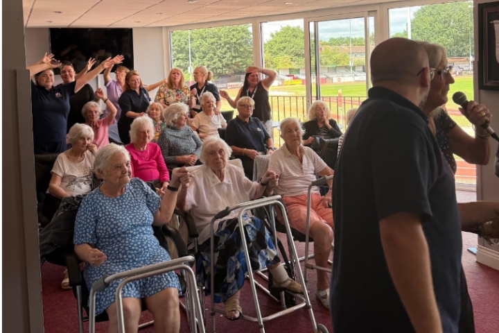 Havering Clients enjoying the music