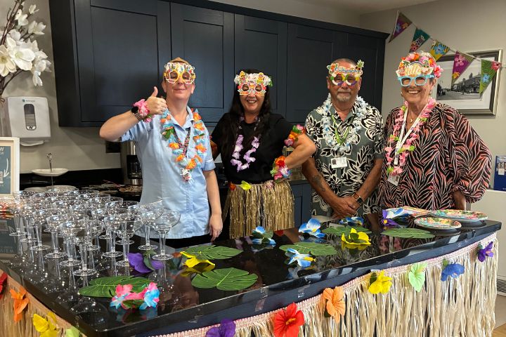 Aloha from Radfield Home Care Ormskirk: A Tropical Treat at Burscough Manor