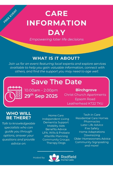 Epsom Newsletter Care Information Day