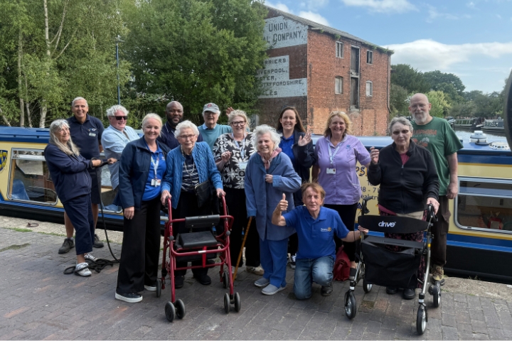A Joyful Canal Boat Trip in Ellesmere with Radfield Home Care Shrewsbury & Oswestry