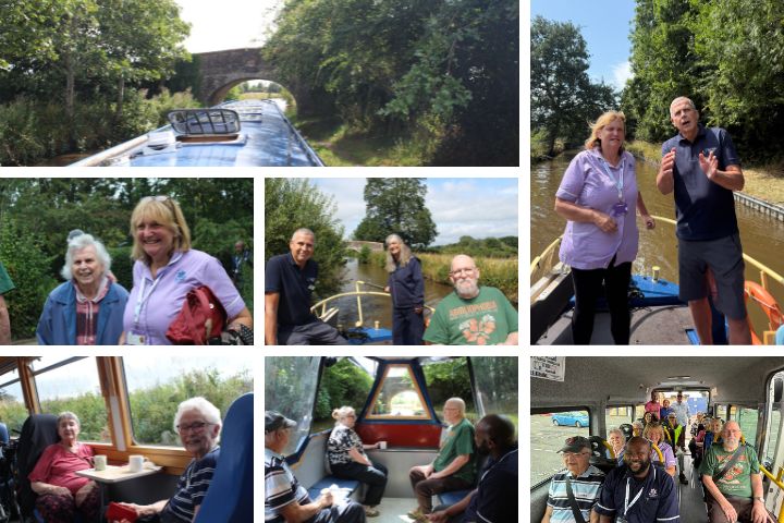 Shrewsbury Boat Trip Collage