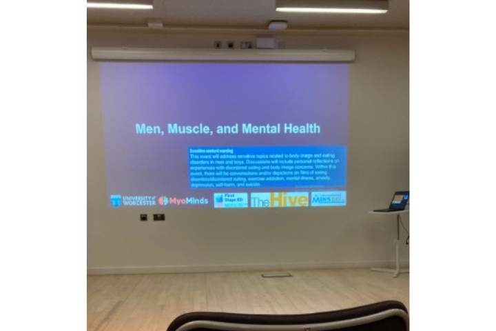 Radfield Home Care attending a local International Men’s Day event while taking part in the Men, Muscle and Mental Health session.