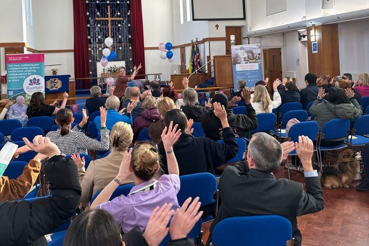 Attendees engaging at Orpington Care information day