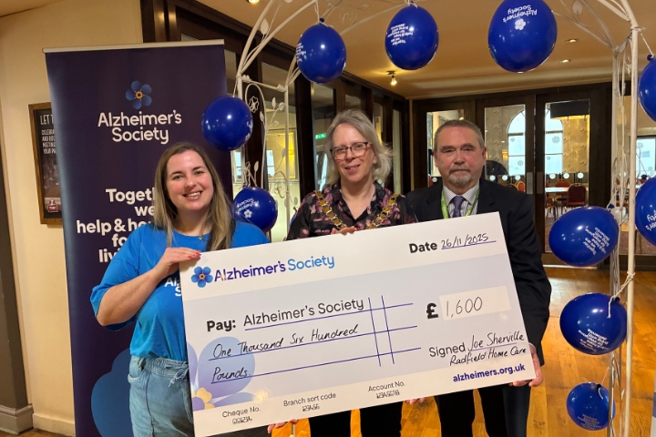 Honouring Dementia Friends Ambassador Joe Sherville’s Fundraising Success