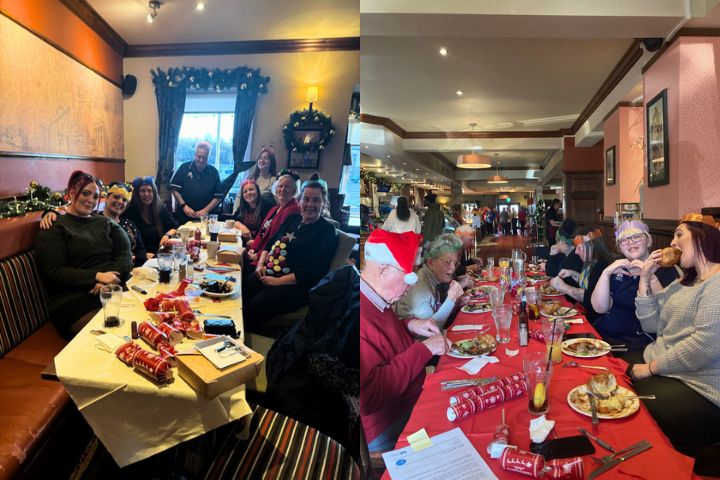 Radfield Home Care Worcester celebrating the season with a Christmas meals
