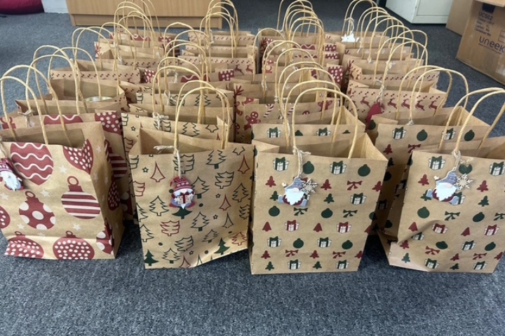 Gift bag for clients.