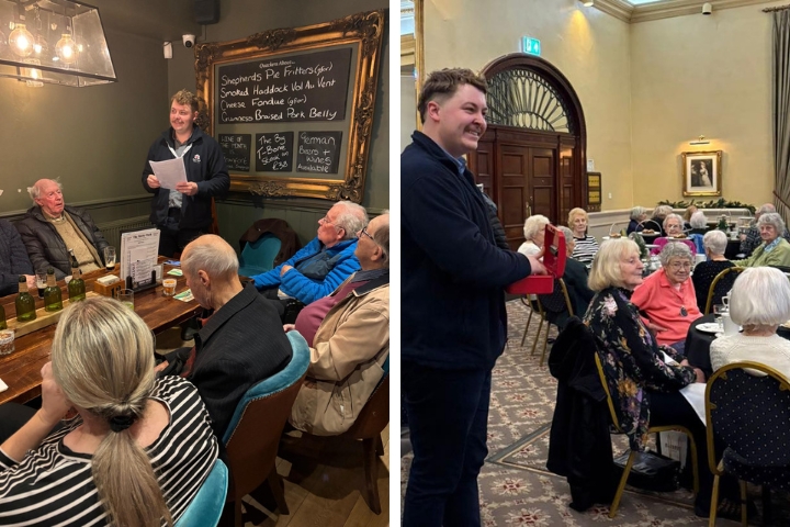 Clients in Harrogate enjoying a community outing.