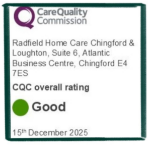 Radfield Home Care Chingford CQC rating