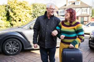 Care Professional providing Respite Care to a client.