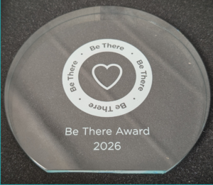 Be there award for Radfield Home Care Epsom & Leatherhead