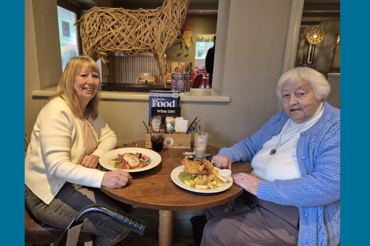 A special Be There lunch for Beryl