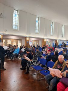 Oripington information day attendees