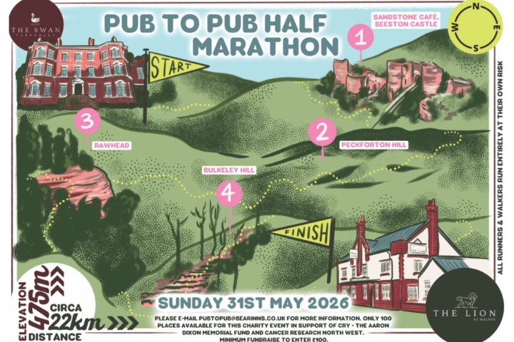 Bear Inns’ 2026 Pub to Pub Half Marathon