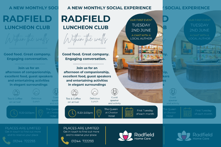 The launch of the Radfield Luncheon Club