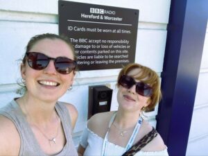 Elsa-Marie was brought to the BBC Hereford & Worcester studios,