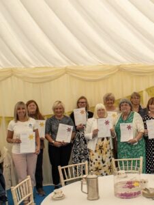 Director of Radfield Home Care Chester at an awards ceremony