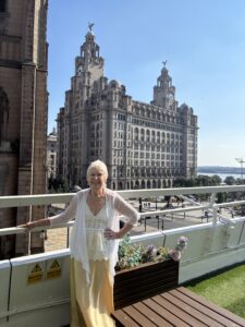The Fountains Independent Retirement Living resident on a trip hosted by Radfield Home Care. An image from one of the day trips across Liverpool for older people