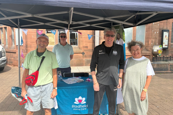 Radfield Home Care connects with local families at Crosby Market